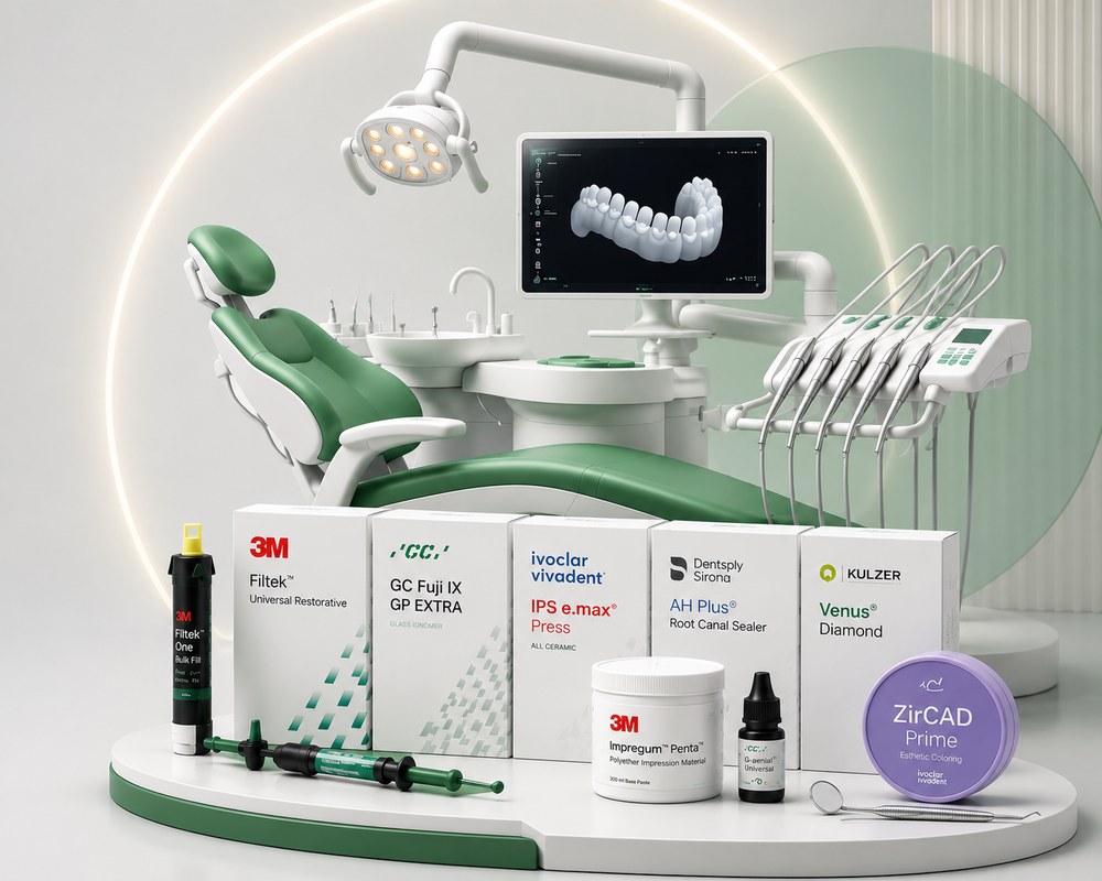 Retail Denmart authenticated dental products and clinic setup
